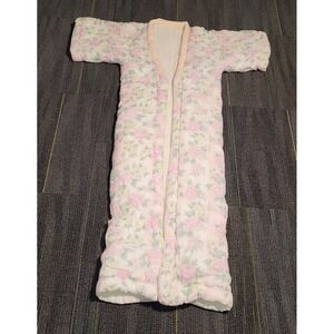 Japanese Ladies Cotton Quilt Floral Comforter Robe Lightweight 140x195cm